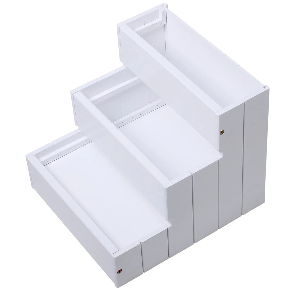 Cloud Steps with the step lids removed, showing the storage space inside