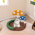 Cloud Nook mushroom cat bed and scratching lounge