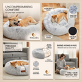 Cloud Calming Bed™ – Anti-Slip Plush Donut Bed for Dogs & Cats