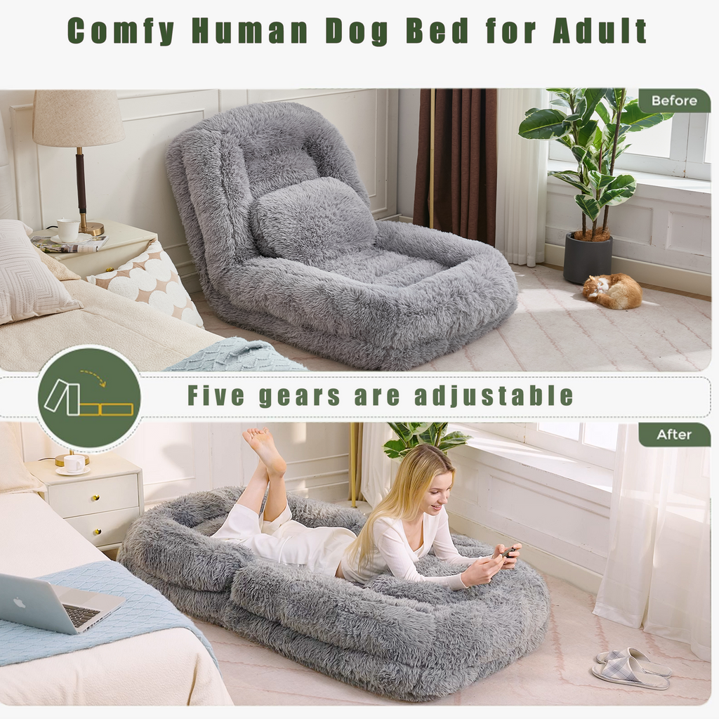 Cloud Lounge™ Human Dog Bed